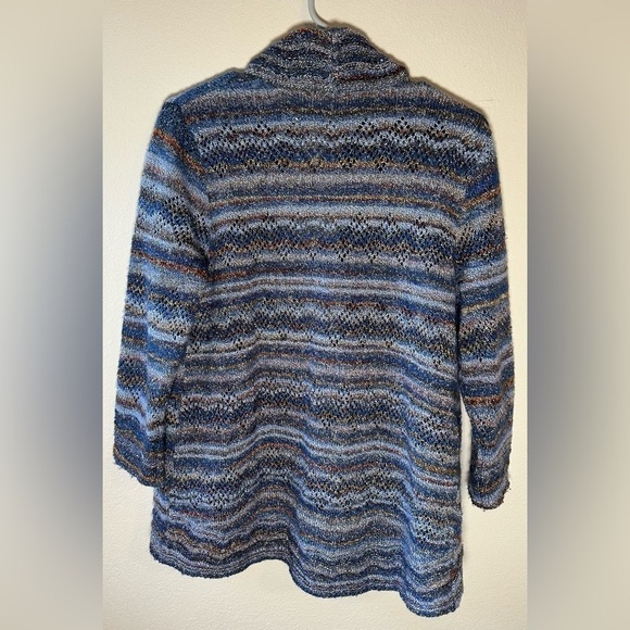 🌟 Alfred Dunner blue multicolor women’s sweater size small - Picture 4 of 4